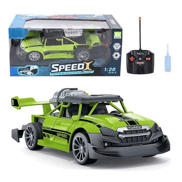 1:20 SCALE REMOTE CONTROL CAR WITH LIGHTS & SMOKE