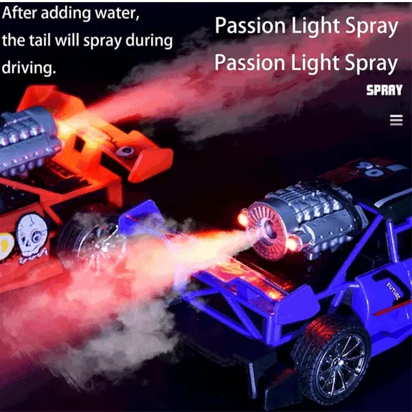 1:20 SCALE REMOTE CONTROL CAR WITH LIGHTS & SMOKE