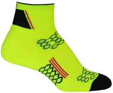 2ndWind Quarter Crew Socks | Orange