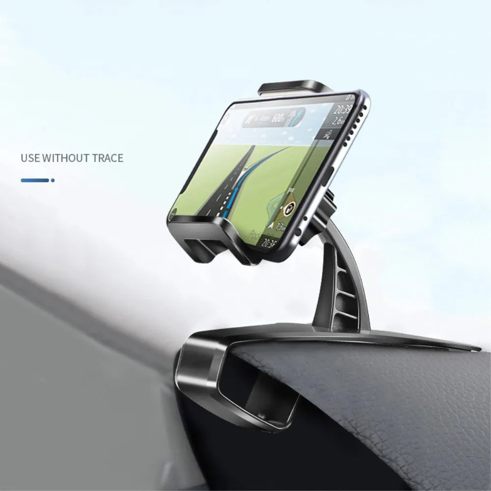 3 in 1 Car GPS Smartphone Holder: Dashboard / Visor Clamp   AC Grid Clip for Allview P6 Energy Mini (2017) - Black