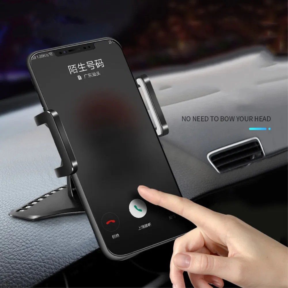3 in 1 Car GPS Smartphone Holder: Dashboard / Visor Clamp   AC Grid Clip for Allview P6 Energy Mini (2017) - Black