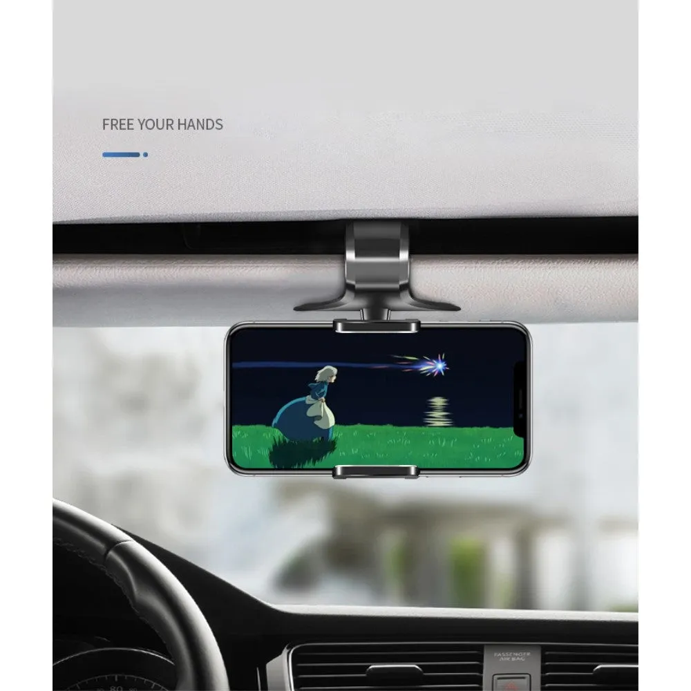 3 in 1 Car GPS Smartphone Holder: Dashboard / Visor Clamp   AC Grid Clip for Allview P6 Energy Mini (2017) - Black