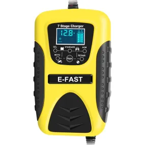 Car Motorcycle Battery Charger 12v 7-stage Multi-battery Mode