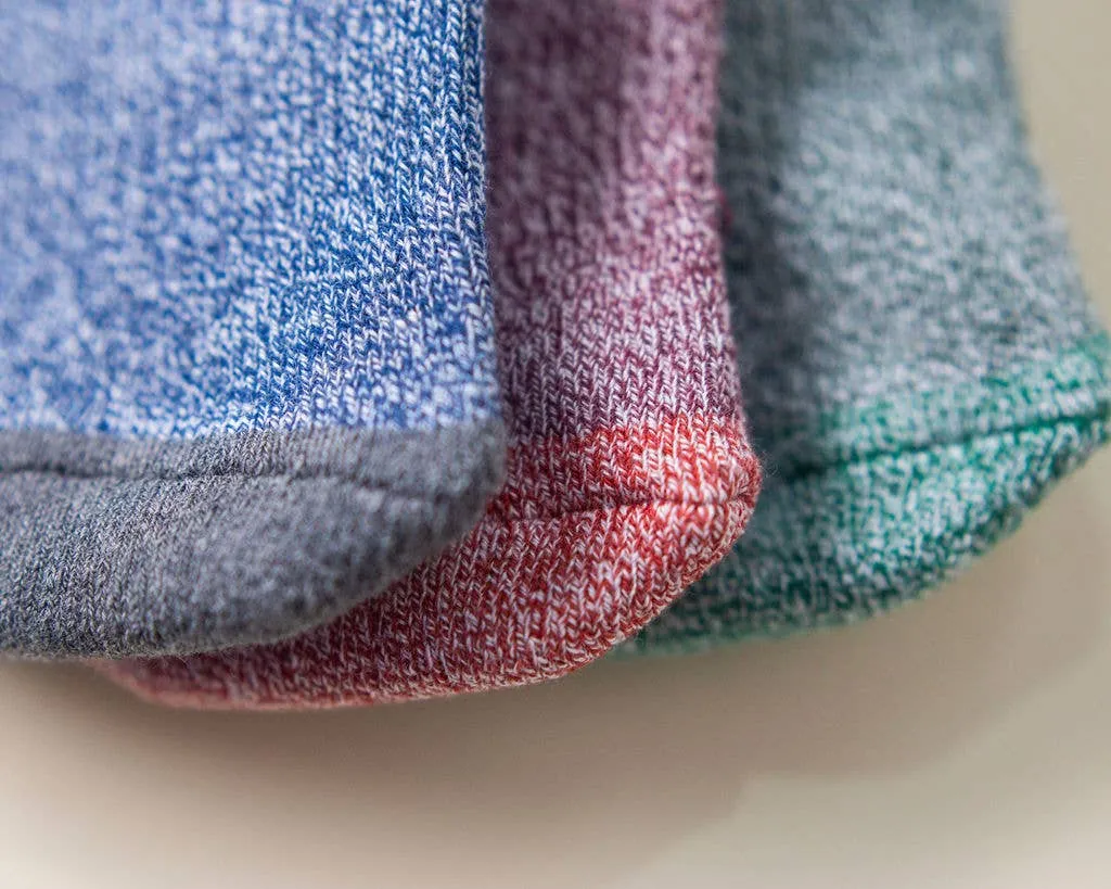 Chris - Non-Slip Baby Socks Blue, Purple, Navy Color Block