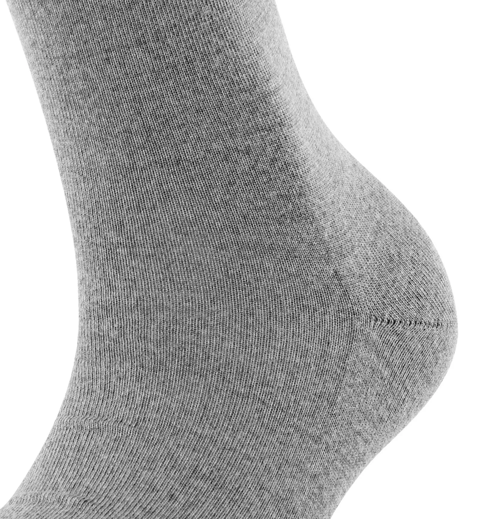 FALKE Softmerino Crew Socks (47488) - Light Grey Melange