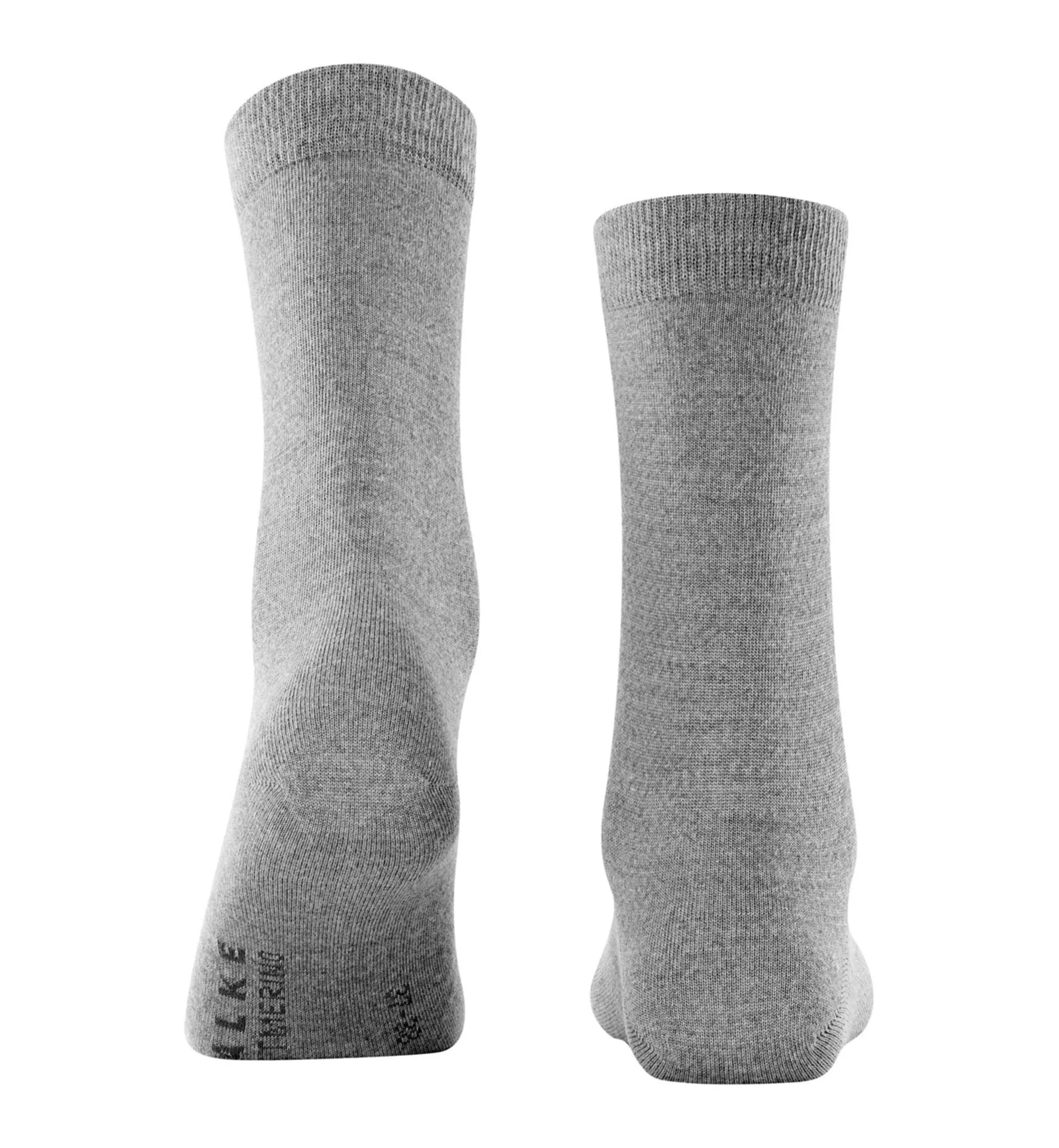 FALKE Softmerino Crew Socks (47488) - Light Grey Melange