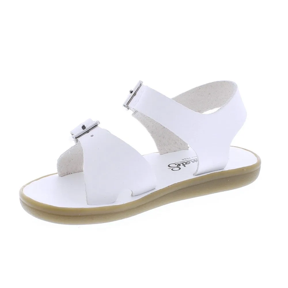 Footmates Kids Sustainable Sandals - Eco-Tide Microfiber - White