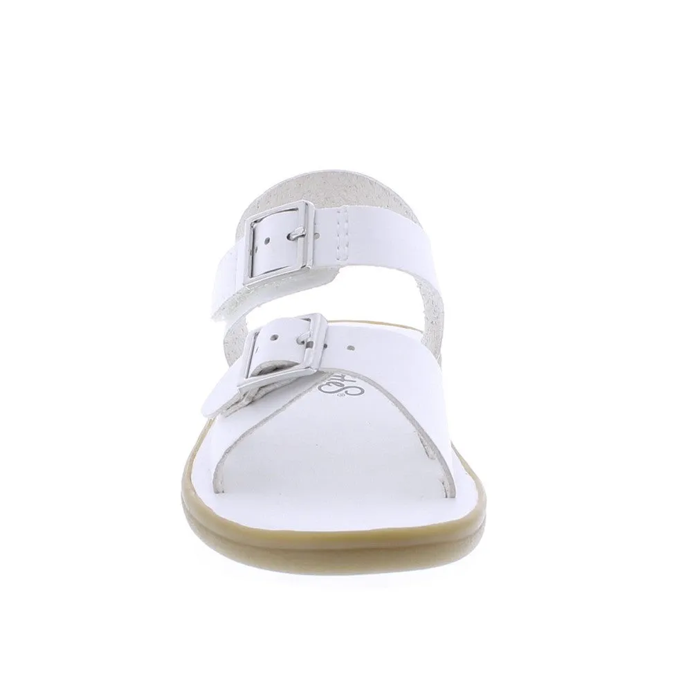Footmates Kids Sustainable Sandals - Eco-Tide Microfiber - White