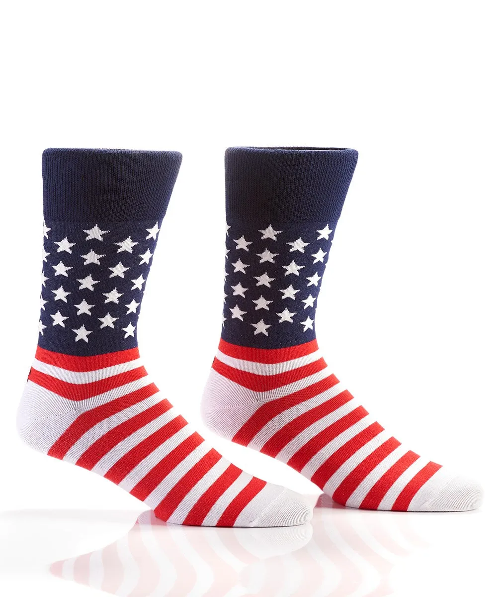Grand Ol' Flag Men's Crew Socks