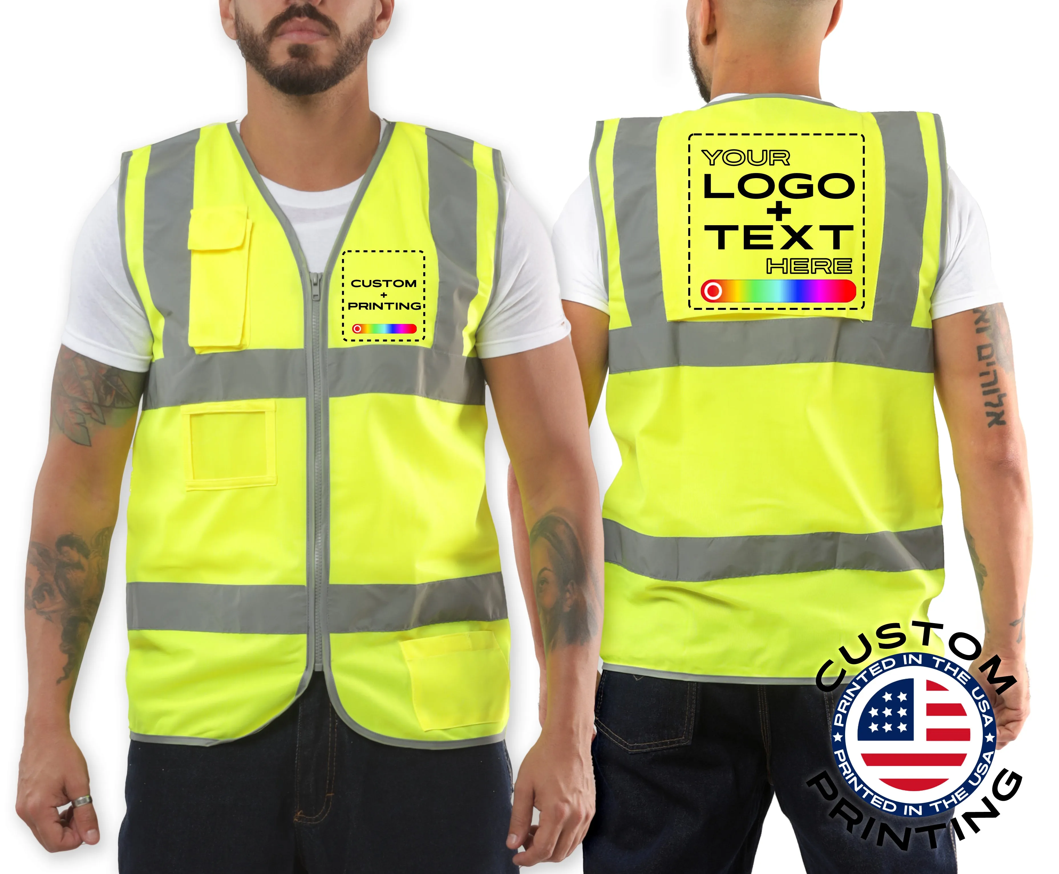 Kolossus Customize High Visibility Vest Personalized