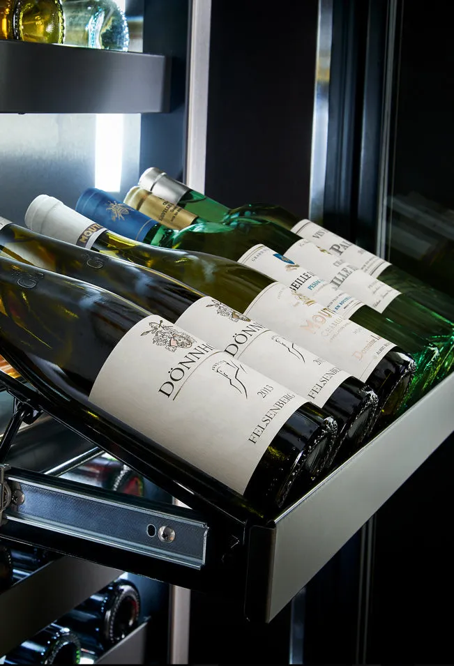 Perlick CR24-W 24" Indoor Column Single Zone Wine Reserve With Glass Overlay