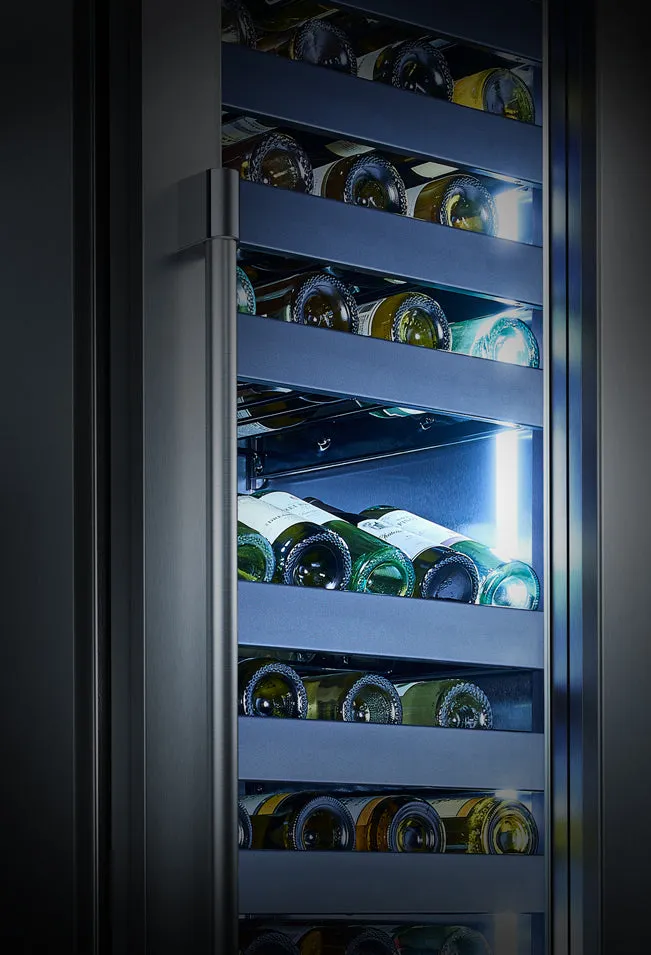 Perlick CR24-W 24" Indoor Column Single Zone Wine Reserve With Glass Overlay
