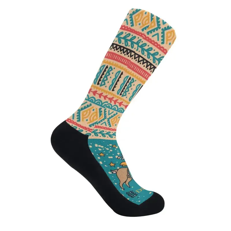 Unleash Your Holiday Spirit with Custom Reindeer Crew Socks