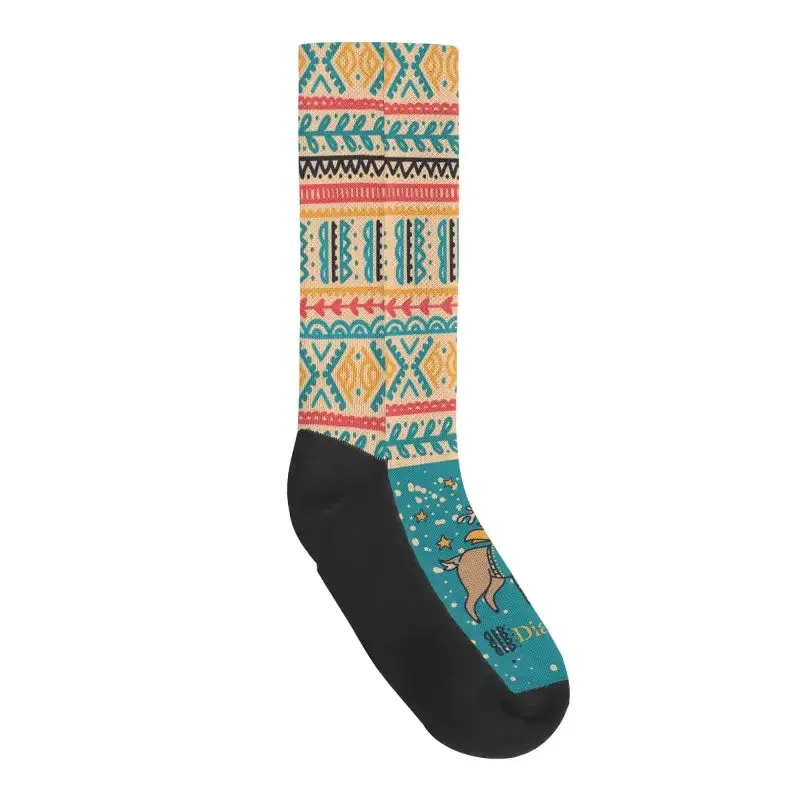 Unleash Your Holiday Spirit with Custom Reindeer Crew Socks