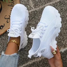 Women's Orthopedic Sneakers with Shock-Absorbing Soles