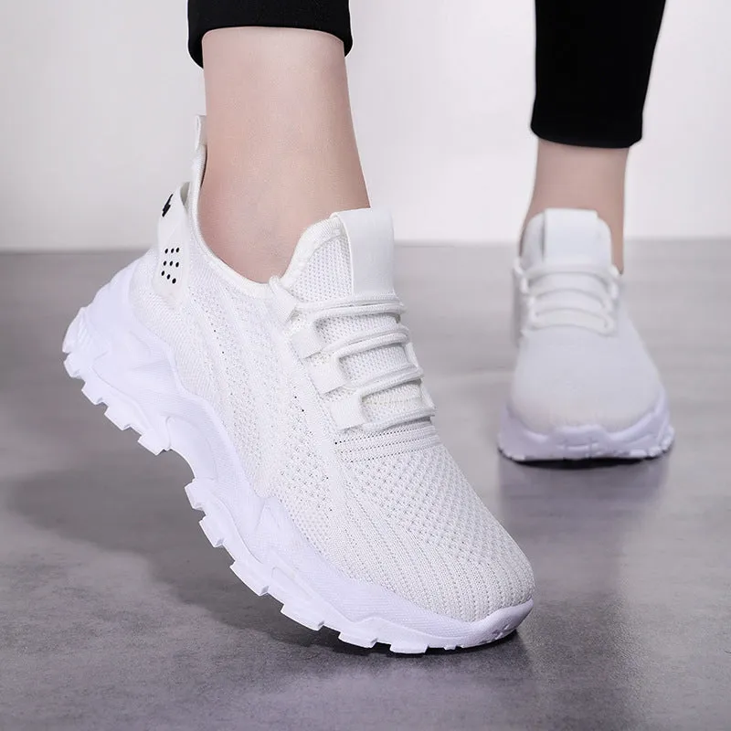 Women's Orthopedic Sneakers with Shock-Absorbing Soles