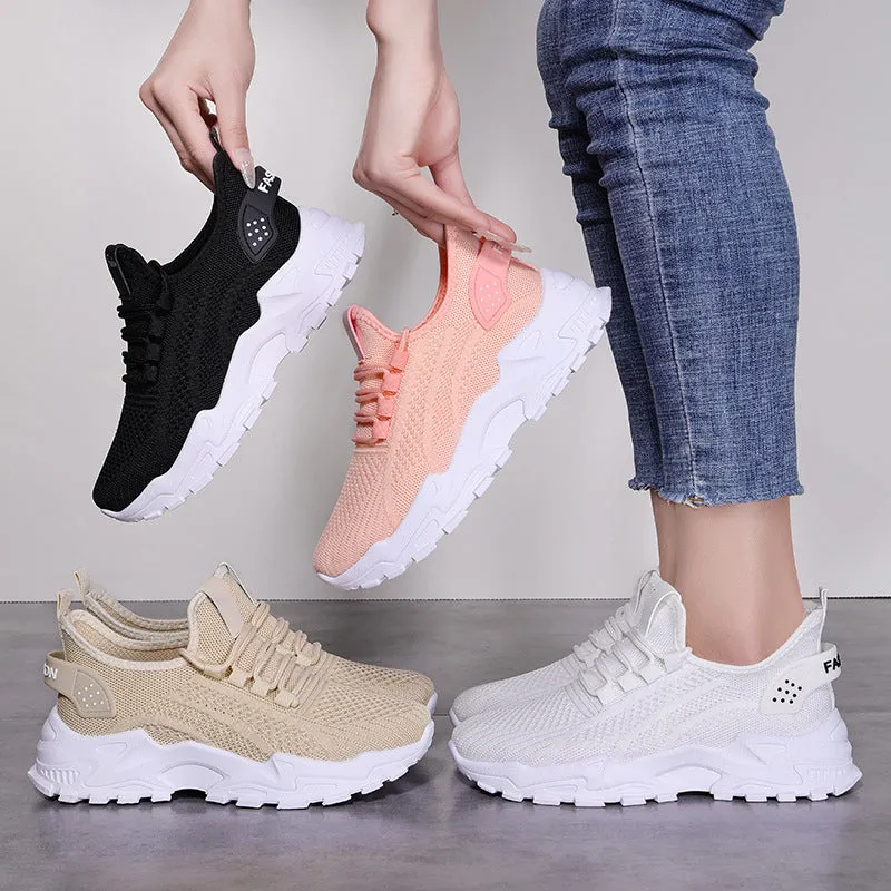 Women's Orthopedic Sneakers with Shock-Absorbing Soles