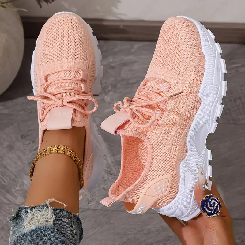 Women's Orthopedic Sneakers with Shock-Absorbing Soles