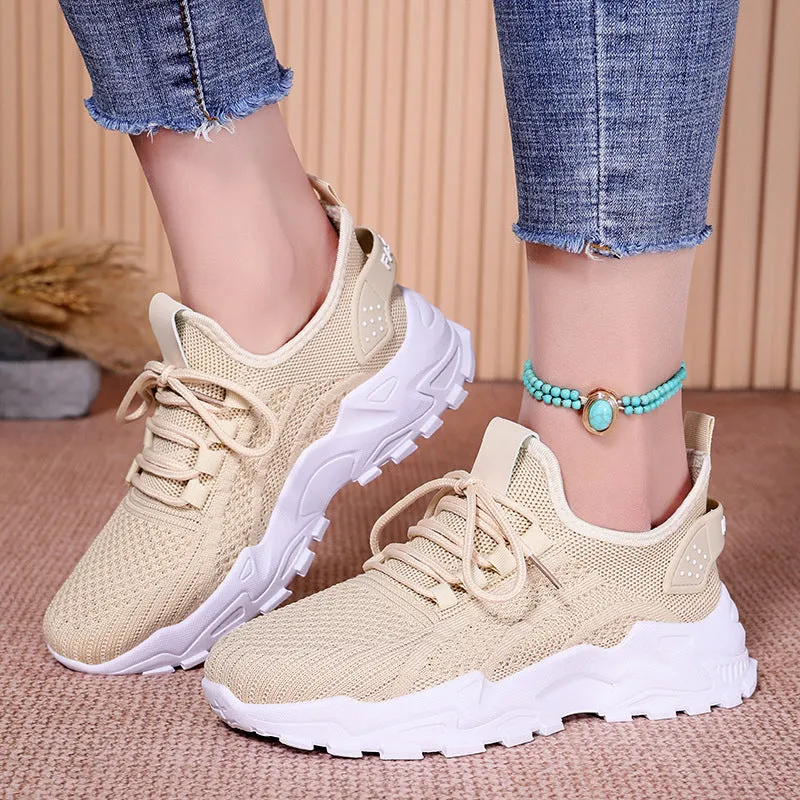Women's Orthopedic Sneakers with Shock-Absorbing Soles