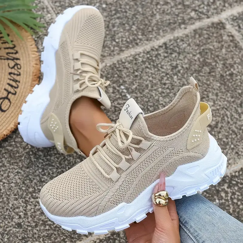 Women's Orthopedic Sneakers with Shock-Absorbing Soles