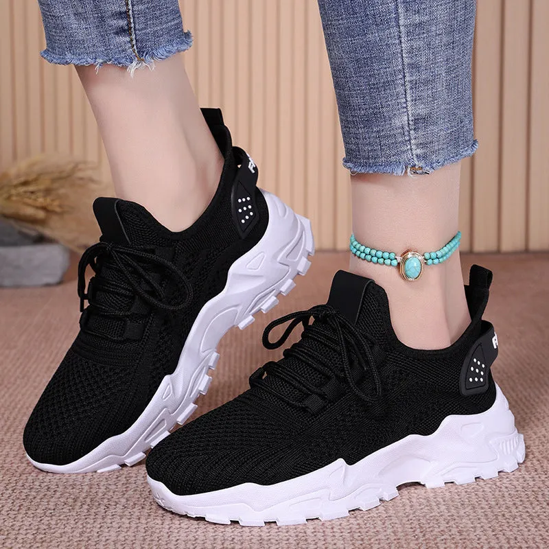 Women's Orthopedic Sneakers with Shock-Absorbing Soles